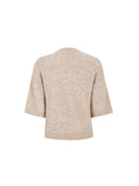 Beige trui srallison ss knit