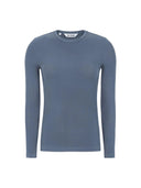 Blauwe longsleeve srfenja o-neck