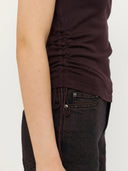 Bruine mouwloze top srjill