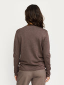 Fijngebreide trui srmarla o-neck knit roll edge