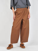 Bruine wide-leg broek srhalen