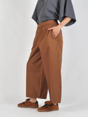 Bruine wide-leg broek srhalen