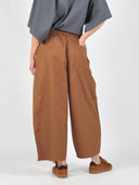 Bruine wide-leg broek srhalen