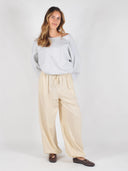 Creme broek sryindi