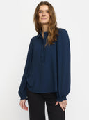 Donker blauwe blouse sranne mayson