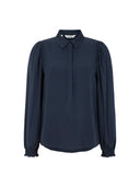 Donker blauwe blouse sranne mayson
