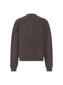 Donkerbruine polo knit srhenrietta