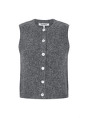 grijs wollen gilet srcamilla