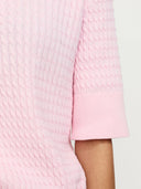 Lichtroze polo knit srbeth