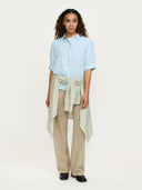 Blouse met kantdetail srebba mayson