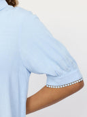 Blouse met kantdetail srebba mayson