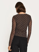 Bruine longsleeve roselyn o-neck top