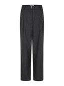 Zwarte pantalon met krijtstreep sryvonne