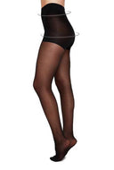 zwarte corrigerende panty 20 denier control top tights moa