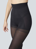 Zwarte panty van 40 denier anna control top