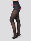 Zwarte panty van 40 denier anna control top