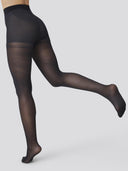 Zwarte panty van 40 denier anna control top