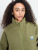 Groene teddy jas hoktown