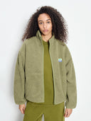 Groene teddy jas hoktown