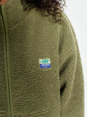Groene teddy jas hoktown