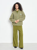 Groene teddy jas hoktown