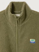 Groene teddy jas hoktown