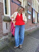 Blauwe jeans lucy loose lifecycle blue