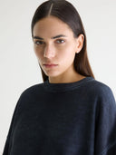 Donkerblauw sweatshirt fancy