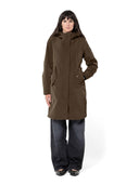 Waterafstotende parka jas met capuchon