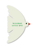 Cut-out card welcome little one