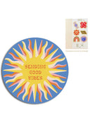 Cut-out card sending good vibes