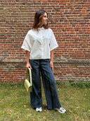 Blauwe ombre jeans hedda