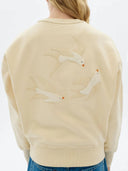 Ecru sweatshirt bird jodie