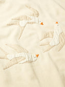 Ecru sweatshirt bird jodie