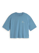 Blauw t-shirt omnia sol lena