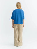 Blauw t-shirt hemp lena