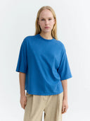Blauw t-shirt hemp lena