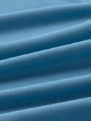 Lichtblauw shirt volta tee