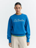 Blauwe sweater bonnie coast