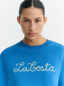 Blauwe sweater bonnie coast