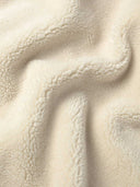 Ecru teddy jacket fuzz kourtney