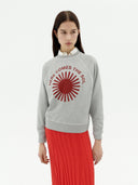 Grijze sweater retro sol bonnie