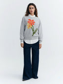 Geborduurd sweatshirt jodie poppy