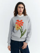 Geborduurd sweatshirt jodie poppy