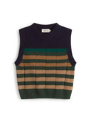 Groen gestreepte spencer sherry