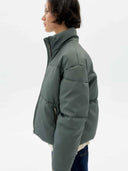 Groene puffer jas gemma