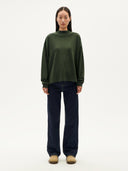 Groene sweater green thick hemp freire