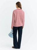 Rood gestreepte longsleeve emily