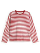 Rood gestreepte longsleeve emily