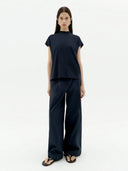 Donkerblauw t-shirt volta